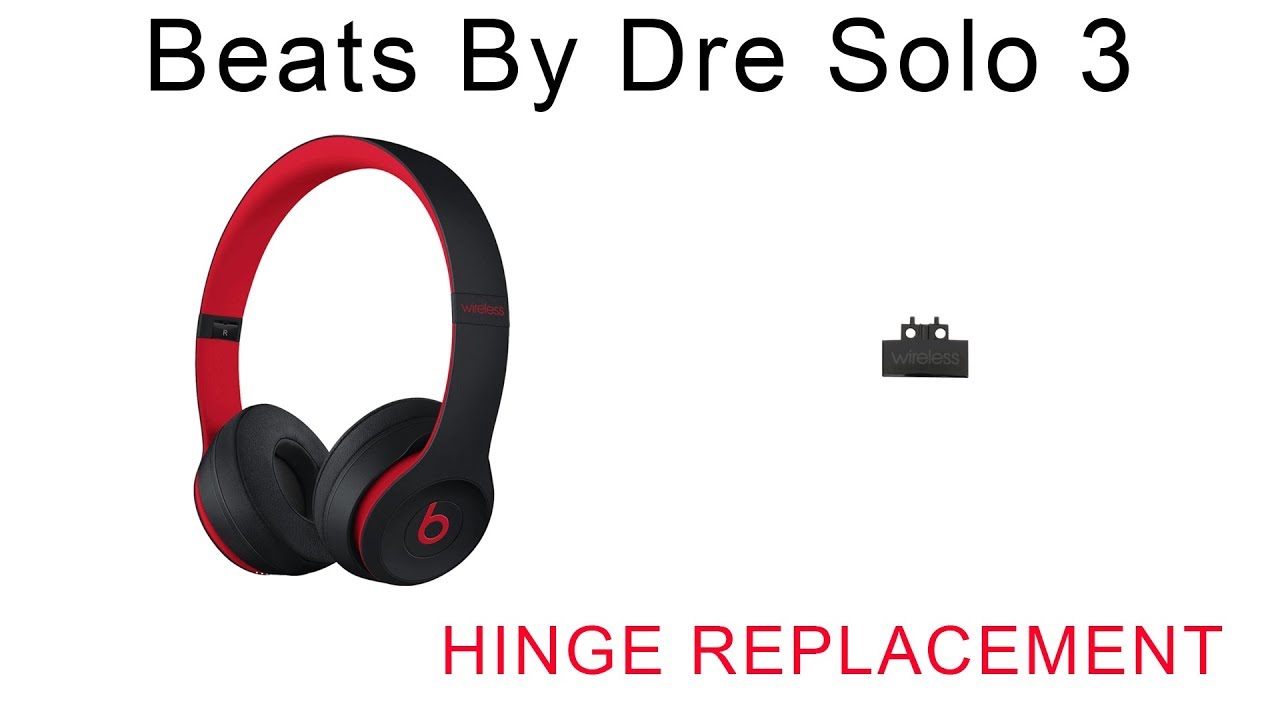 Ремонт сломанного правого шарнира Beats By Dre Solo 3