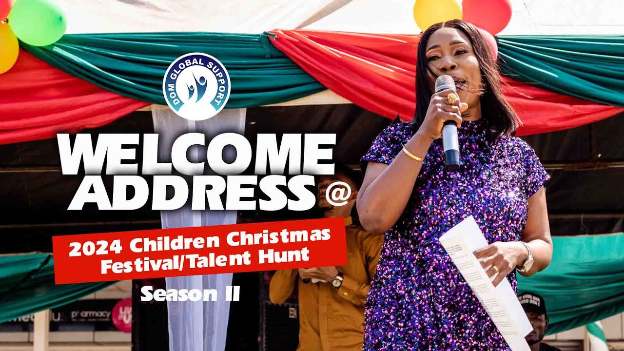 WELCOME ADDRESS