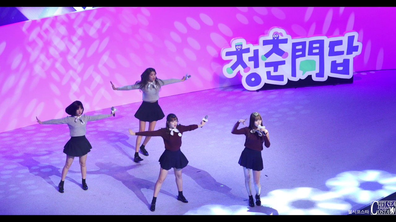 [4K 60P] 161103 여자친구(GFRIEND) 청춘문답 전주편 멘트3+시간을 달려서 직캠(Fancam) by 첼시코스타