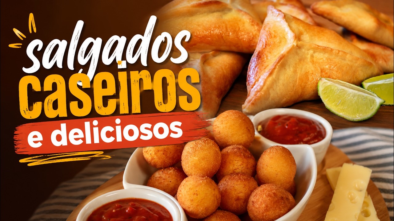 Esses 5 Salgados São Tão Gostosos Que Vão Sumir da Mesa em Minutos!