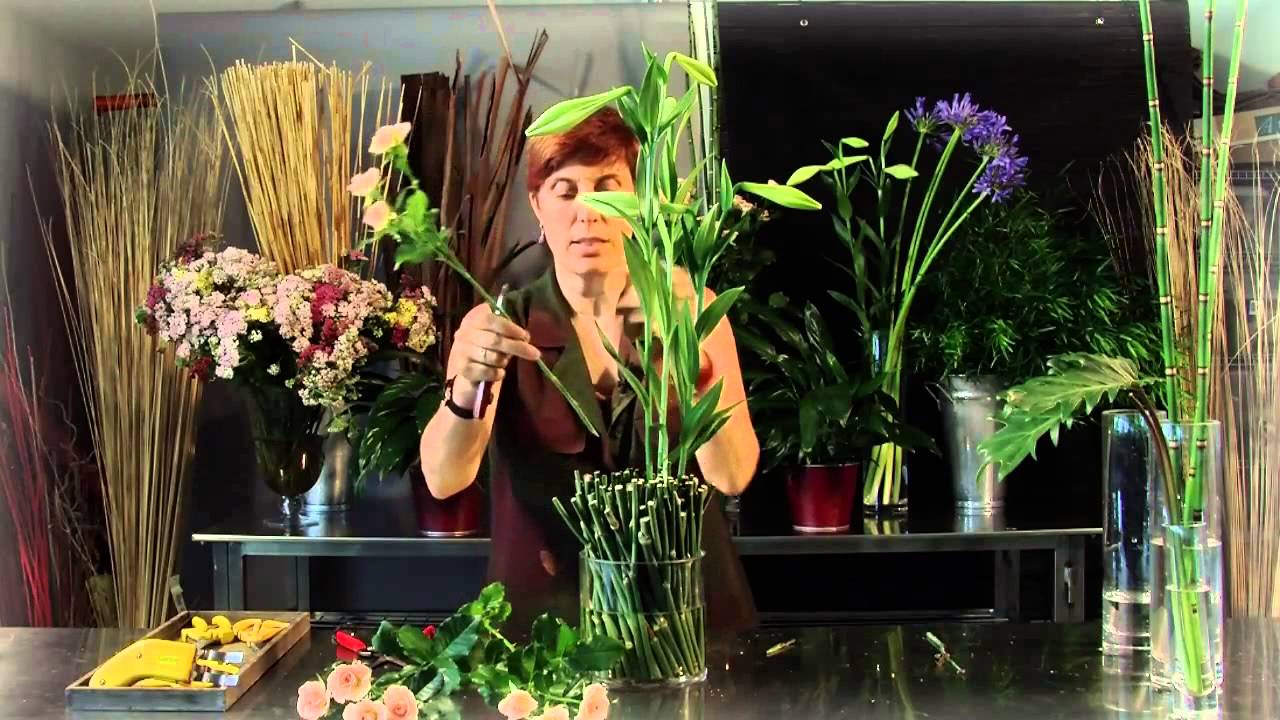 Trabajo floral Paralelo Vertical