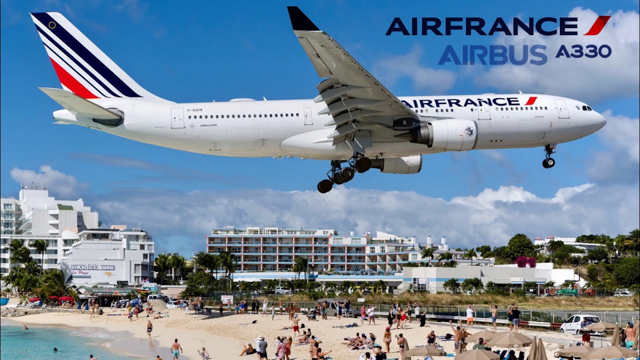 Air France A330 + Business Lounge 🇫🇷 Paris CDG - Sint Maarten 🇸🇽 [FULL FLIGHT REPORT]