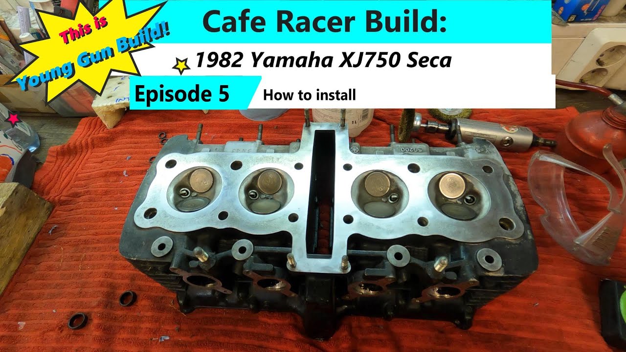 Cylinder head installation #Yamaha #XJ750