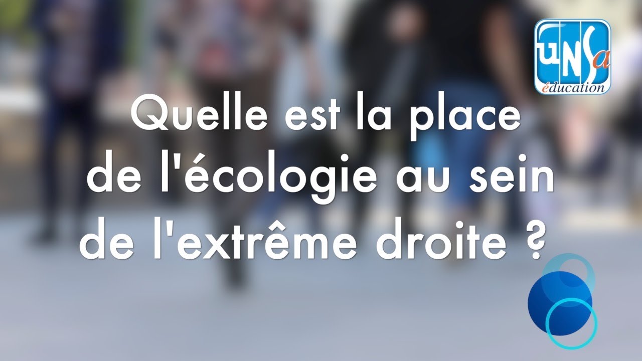 Quelle est la place de l'écologie au sein de l'extrême droite ? Stéphane François