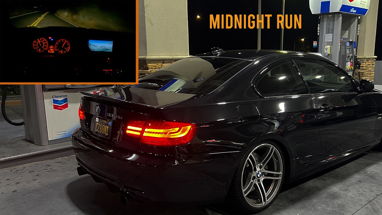 335is POV - Midnight Run through the Mountains!!