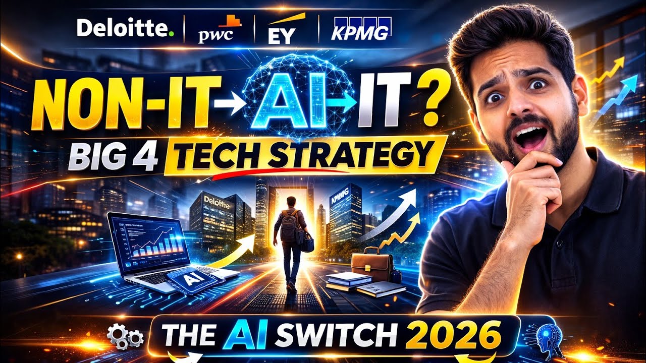 Switch to Tech in Big 4 Consulting | Non-IT to IT Career Transition 2026 | No Coding Experience?