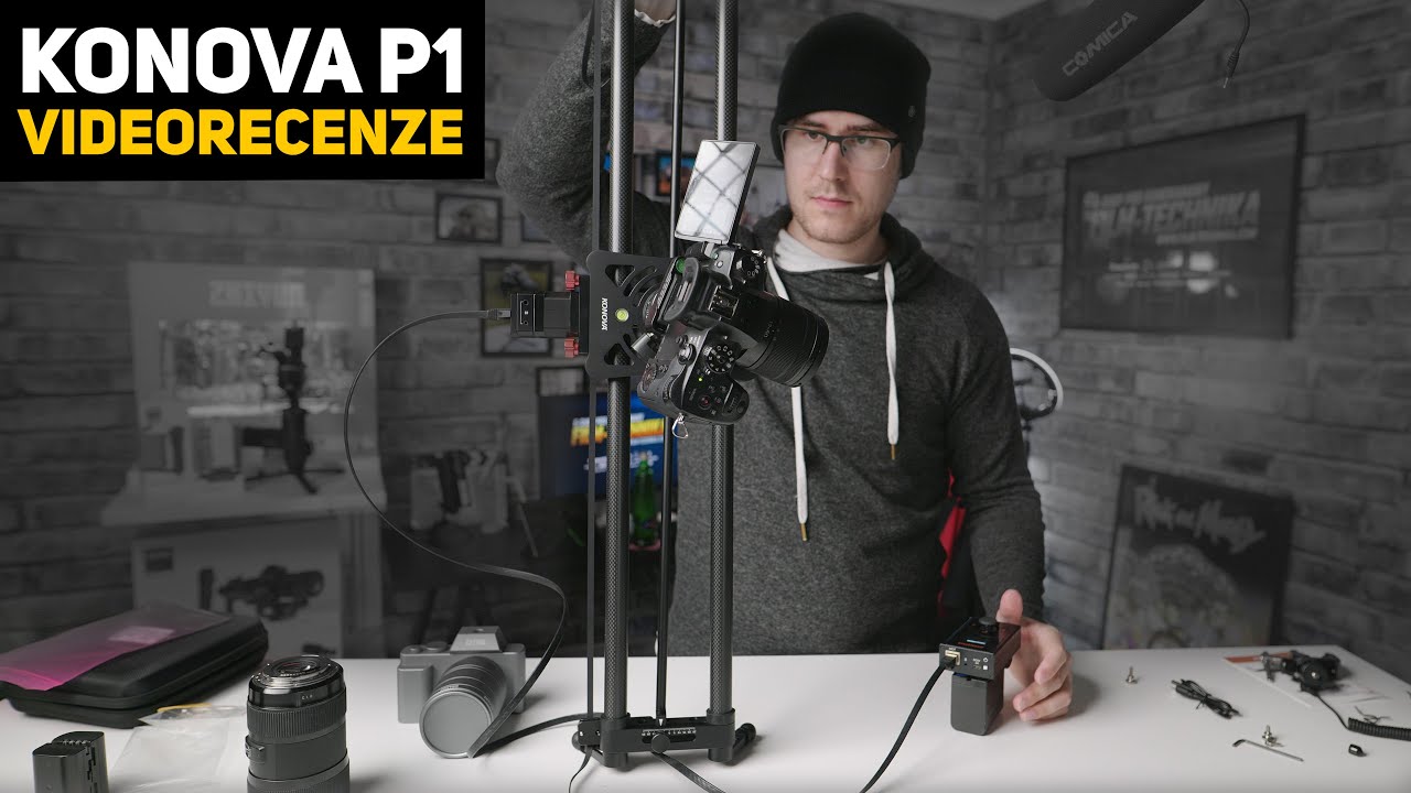 Motorizovaný slider Konova P1 - Videorecenze