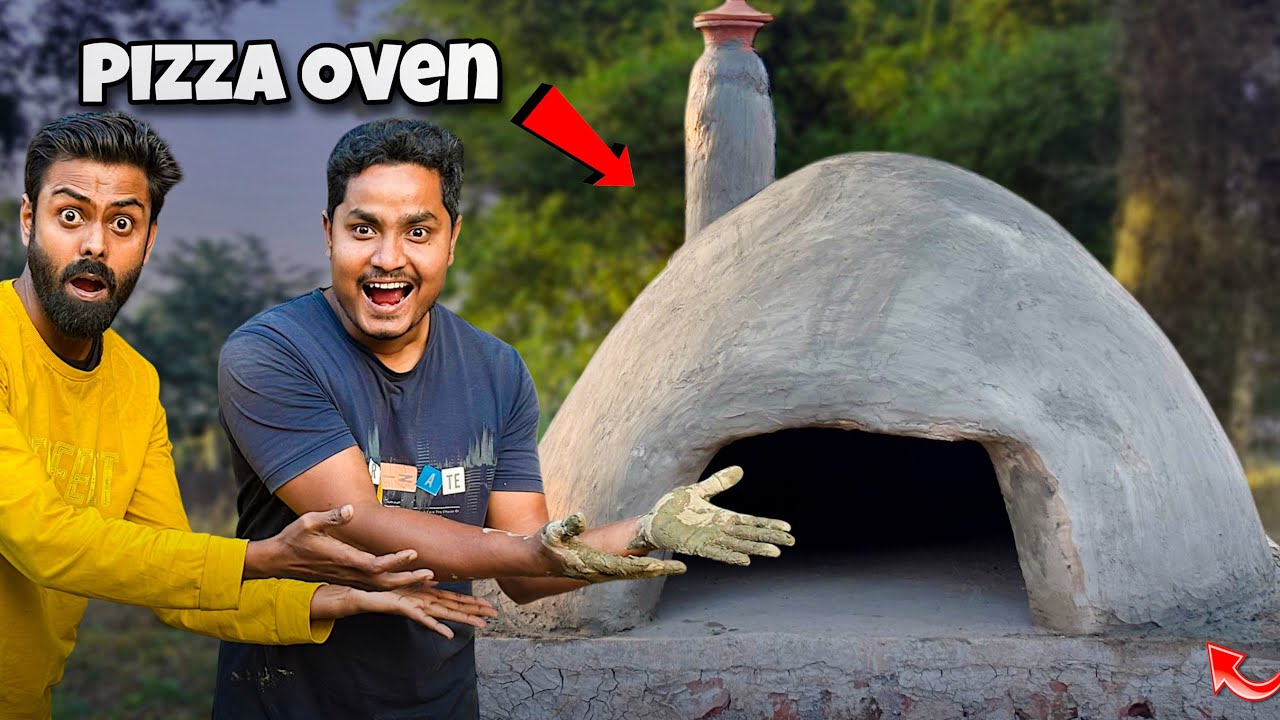 We Built a Pizza Oven From Mud in a Village | Clay Pizza Oven Experiment With Shocking Result