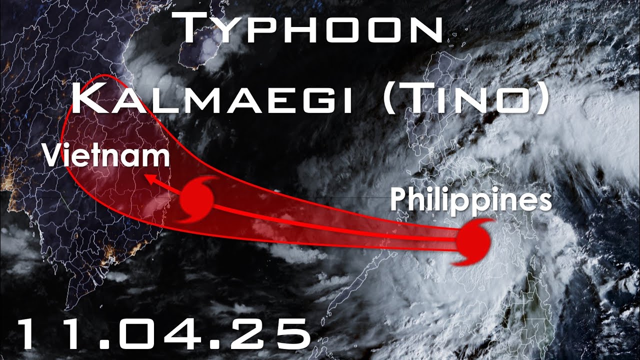 [Tuesday] Kalmaegi (Tino) Impacting the Philippines; Likely to Intensify on Approach to Vietnam
