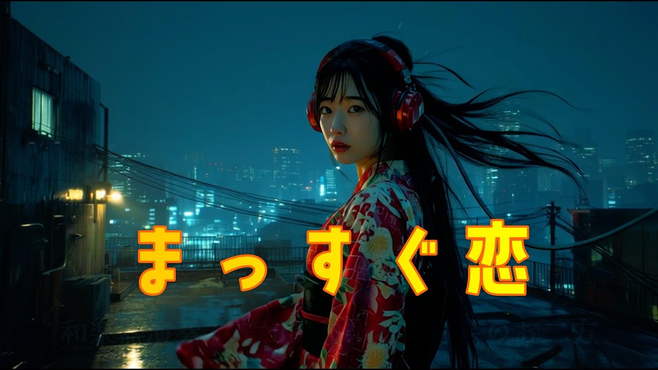 「まっすぐ恋」／Noriko｜AI Music Video｜Cyber Enka Funk