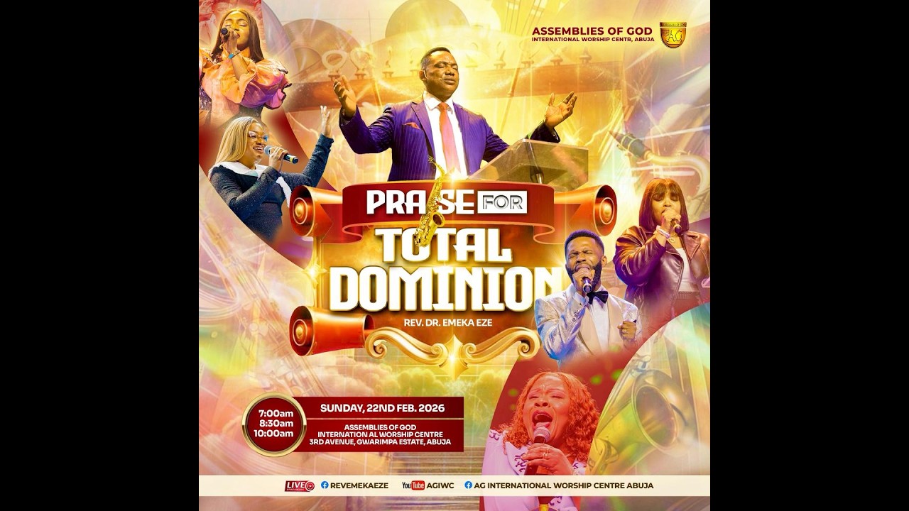 Praise For Total Dominion || 1st Service || 22. 02. 2026 || Rev. Dr. Emeka Eze
