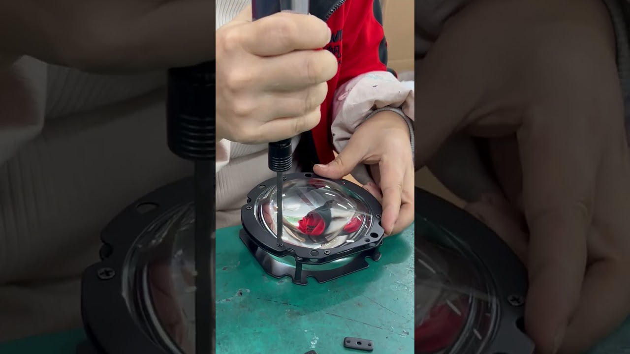 Precision Moving Head Light Parts Assembly on Professional Production Line