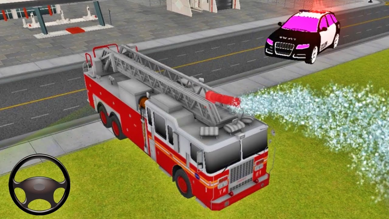 Fire Truck Rescue Simulator 3D - Firefighter Emergency Truck Driver #2 - Android Gameplay