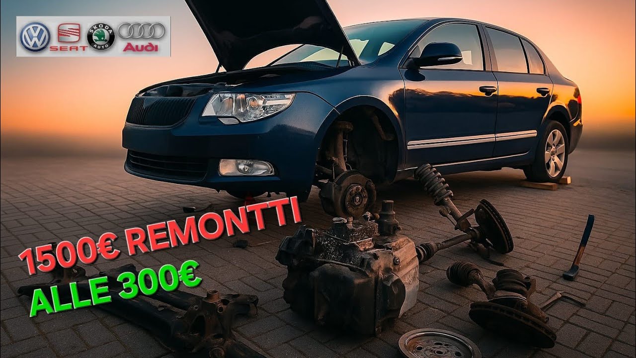 Onnistuuko iso VAG 4x4 DSG remontti kotipihassa? 