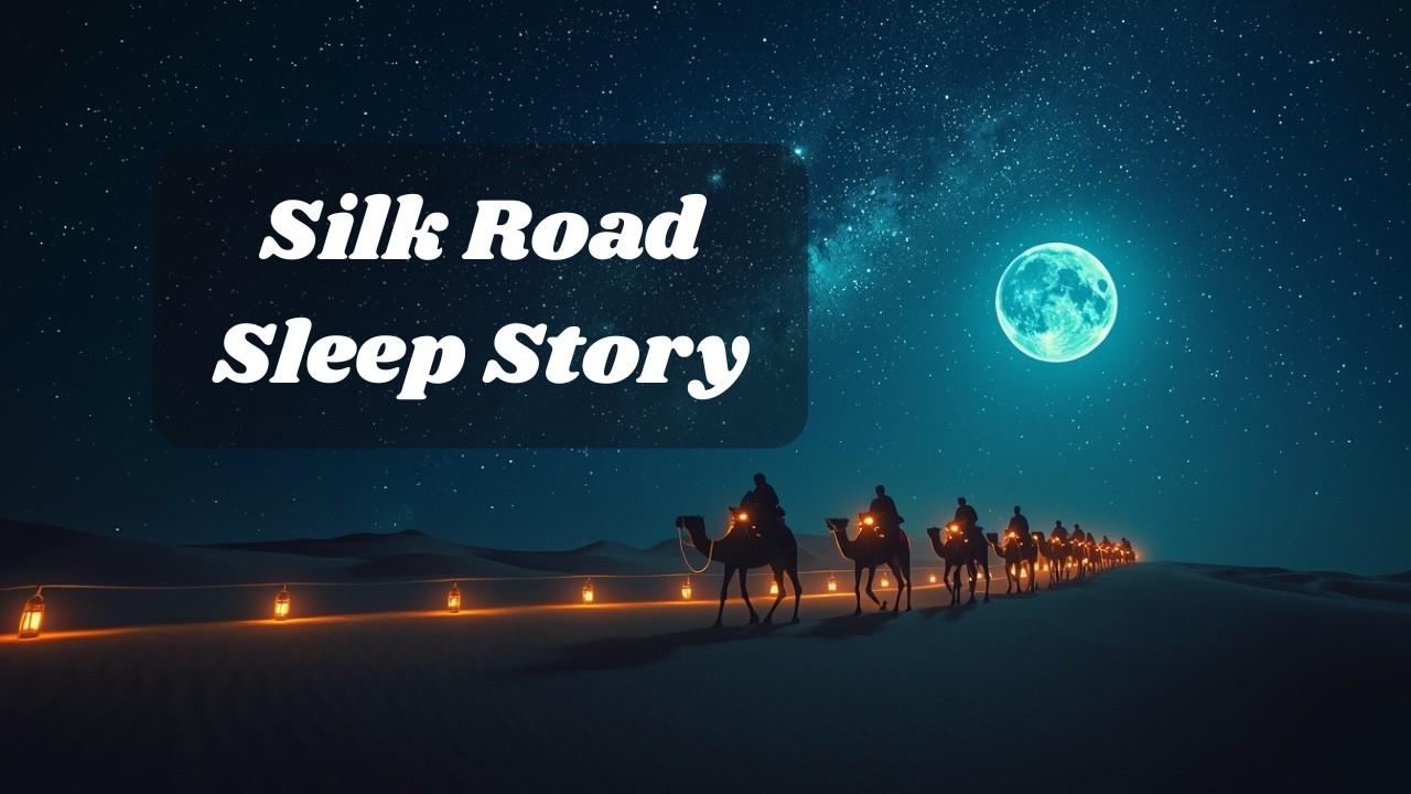 The Silk Road: A Midnight Caravan Through Ancient Lands | Sleep Story (1+ Hour of Relaxing History)