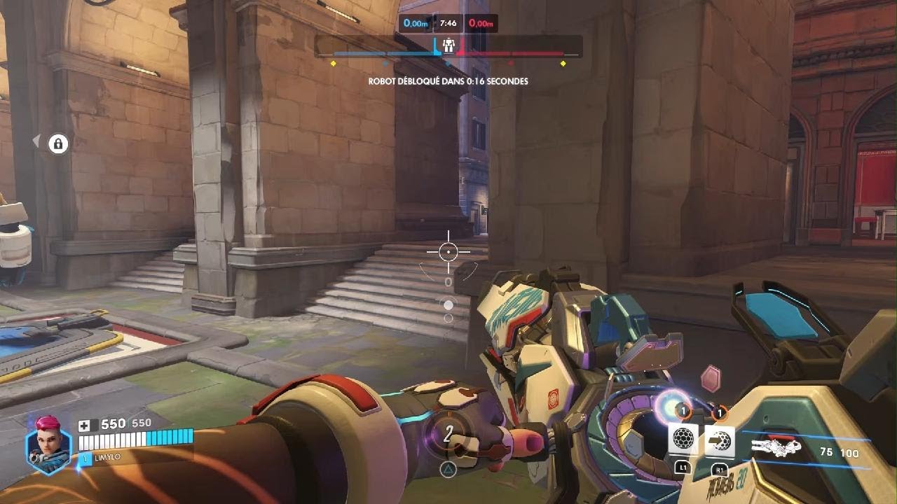 Overwatch partie rapide avec reinhart
