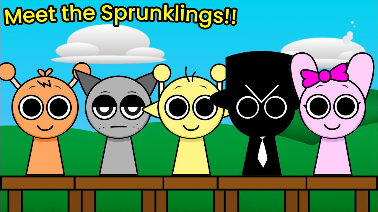 Sprunki, but meet the SPRUNKLINGS!! + BONUS INTERACTIVE
