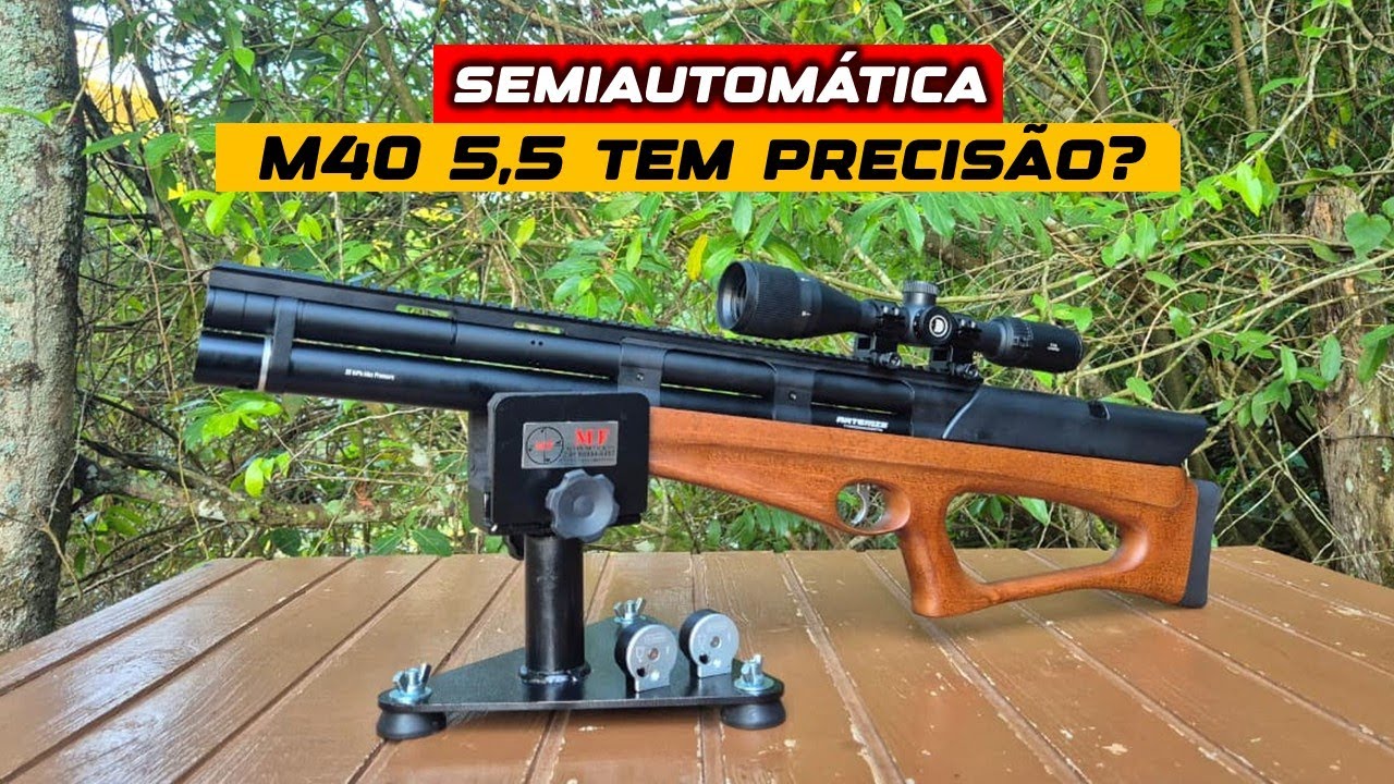 CARABINA M40 5.5 SEMIAUTO TEM PRECISÃO?