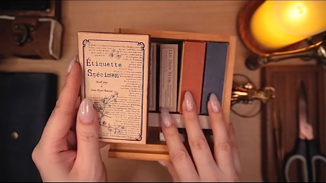 ASMRㅣ오늘도 고생했어요  ·͜·ㅣ빈티지다꾸ㅣVintage Journalㅣヴィンテージコラージュㅣcollage