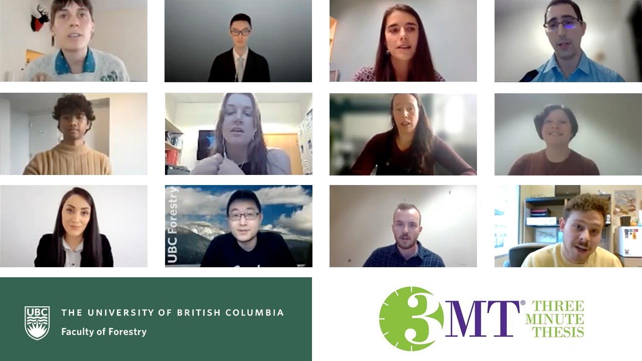 10th Annual Forestry Three Minute Thesis (3MT) Heat 2022