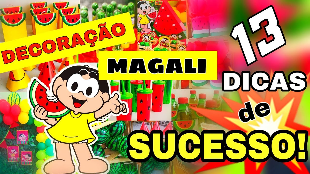 SUGEST&Otilde;ES PARA FESTA INFANTIL MAGALI🍉FUNCIONA MESMO!😃👍