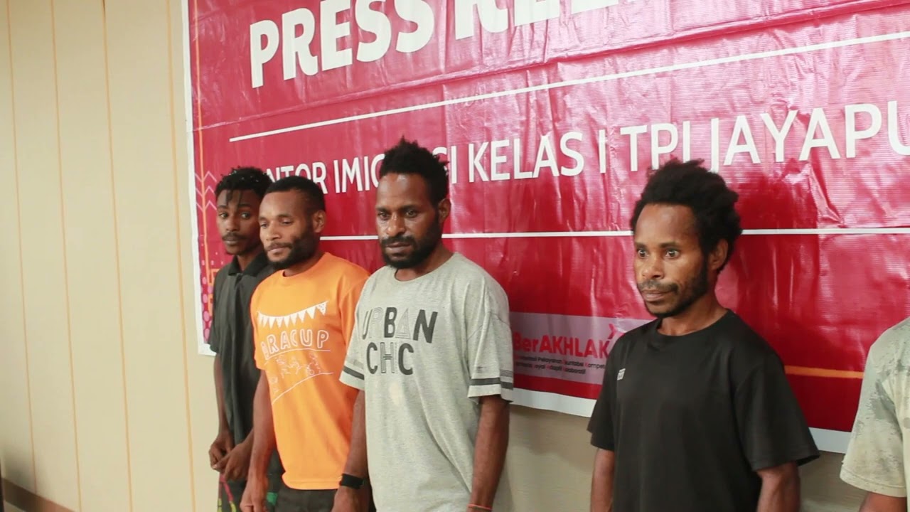 Press Release Terkait Tindakan Keimigrasian Terhadap 5 WNA Berkebangsaan Papua New Guinea