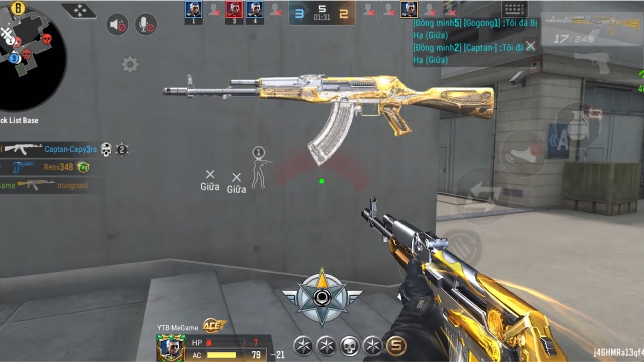  CF Legends | AK47-Earl Phiên Bản Nâng Cấp LênVIP Vàng Của AK47 Bá Tước Huyền Thoại |