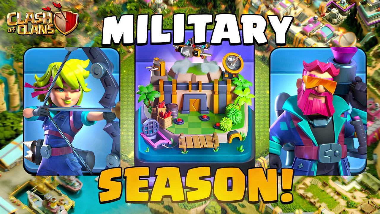 The Military Skins and Scenery are BACK in Clash Of Clans! (Full Review)