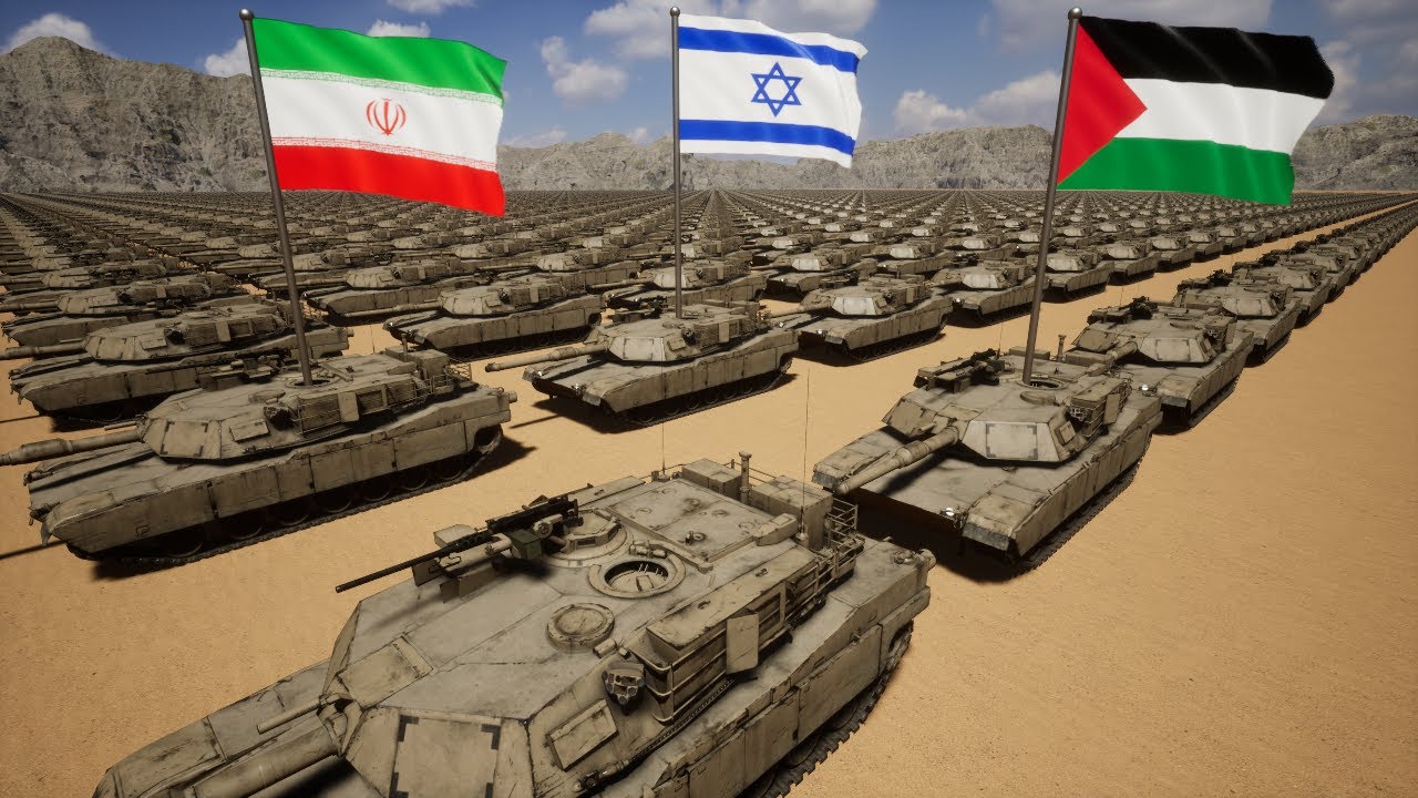 Military Power Comparison in the Middle East 2023 | Israel, Iran, Palestine, Lebanon, Syria, Yemen