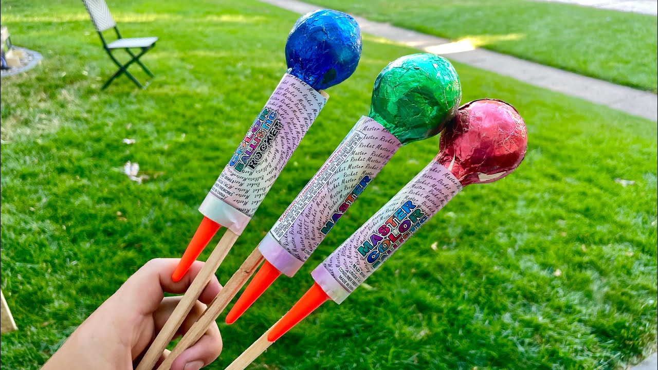 Master Color Ballistic Firework Rockets!