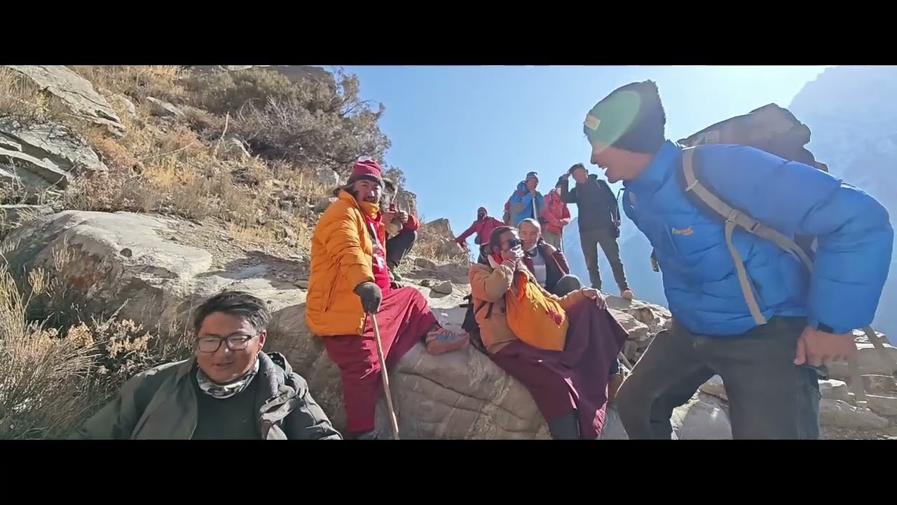 🌞Limi valley haltse  village to simikot 😀 Having adventure time 🎵🎵🎵