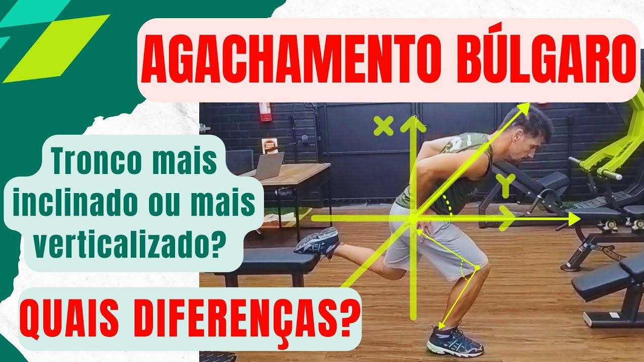 AGACHAMENTO BÚLGARO: TRONCO INCLINADO OU NÃO? O QUE MUDA?