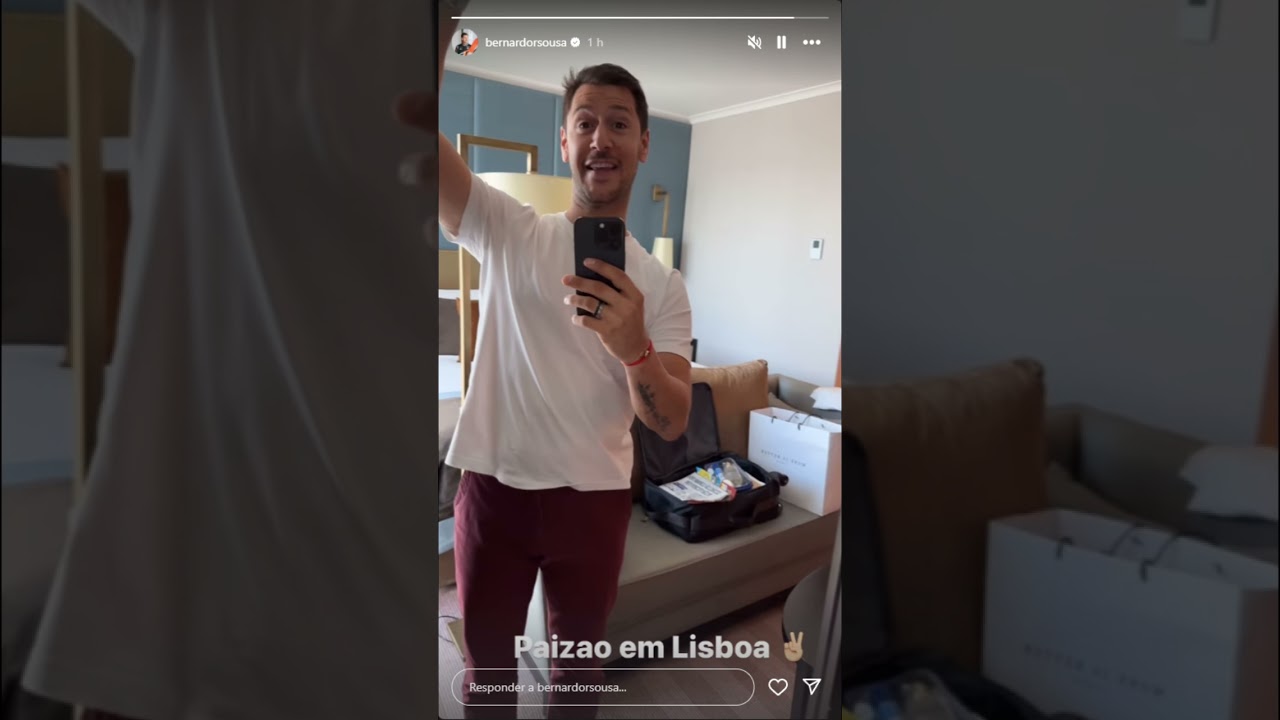 😱 BERNARDO SOUSA CURTE SOL EM LISBOA