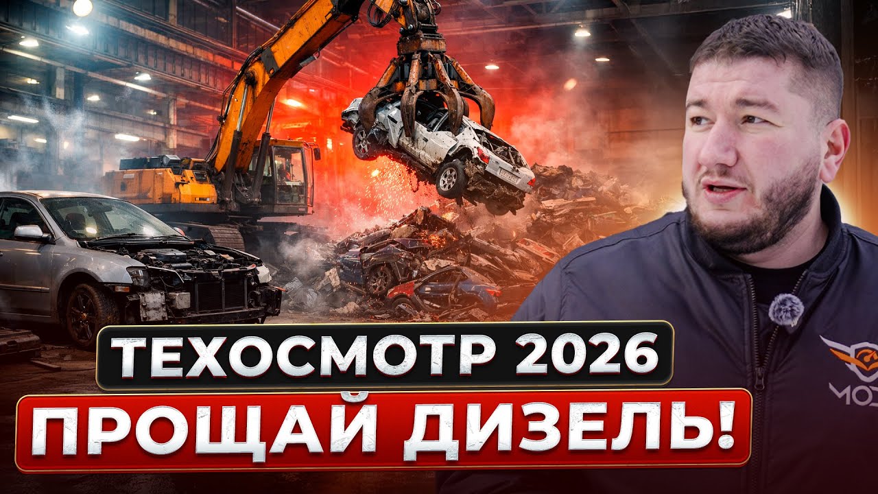 Техосмотр 2026! Двойки за Сажевый фильтр. Последние новости. 