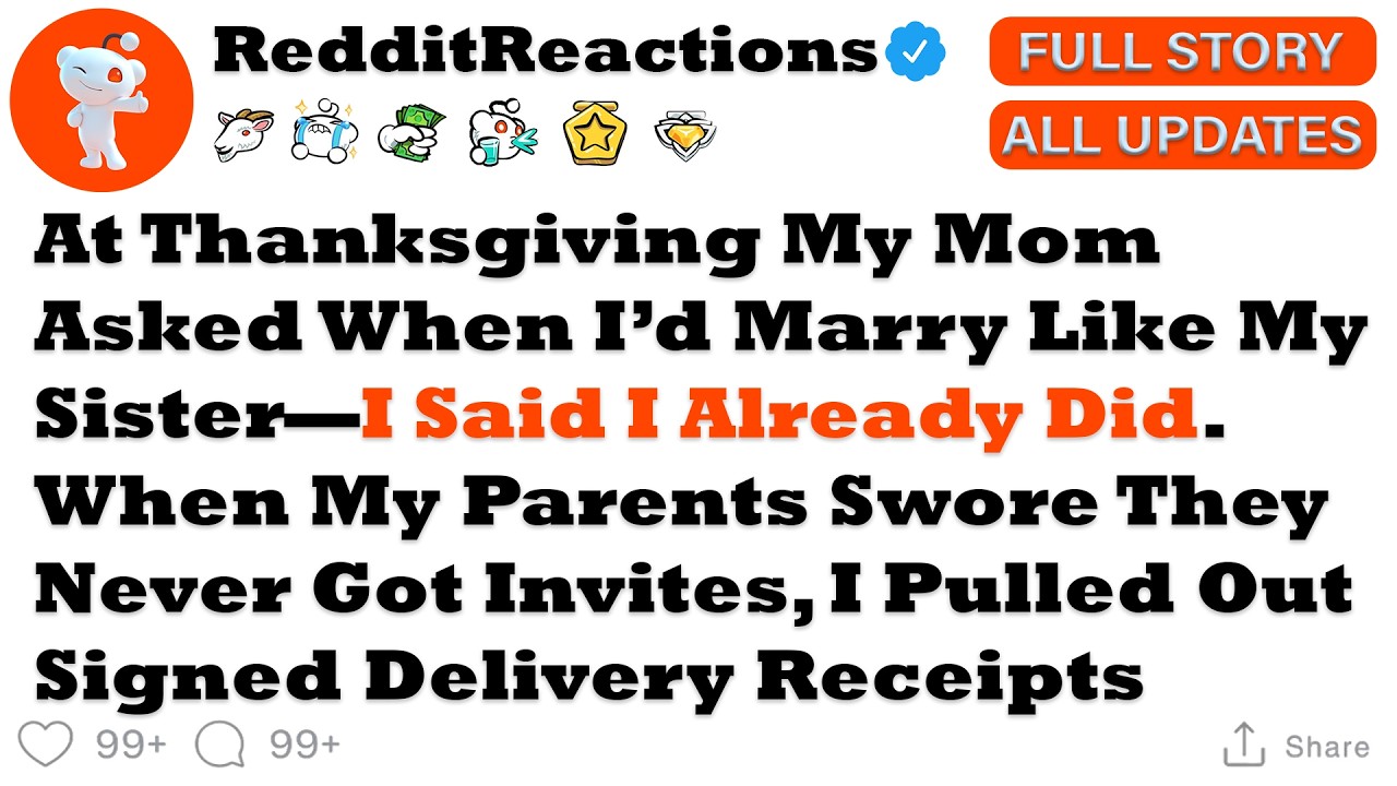 My Family Mocked Me at Thanksgiving for Not Having a Wedding—Until I Revealed I Was Already Married