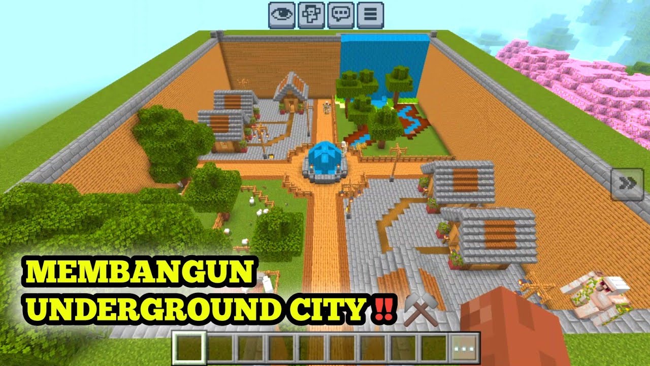 MEMBANGUN UNDERGROUND CITY DI MINECRAFT! ⚒️