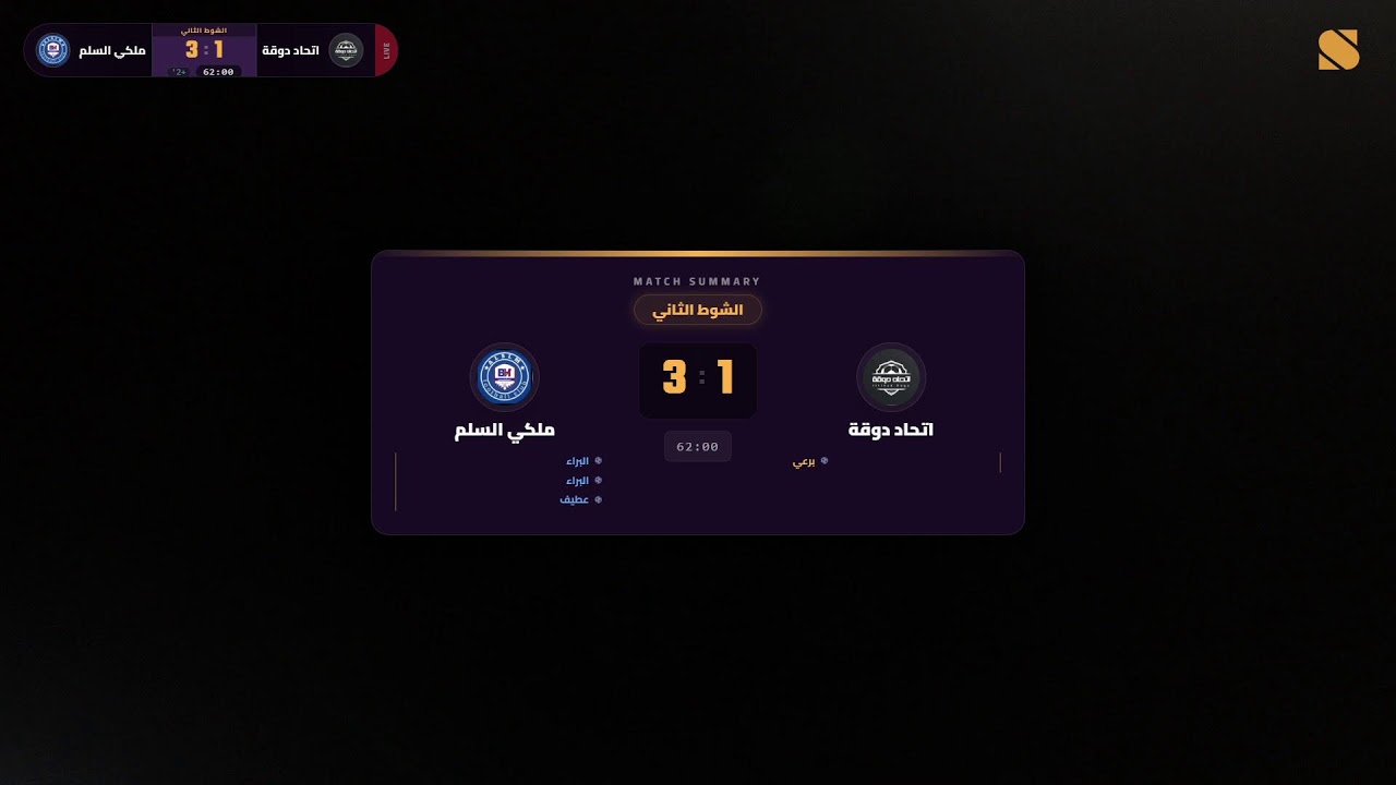 بث مباشر بطولة سلم الزواهر الرمضانية على كأس بلدية الشواق