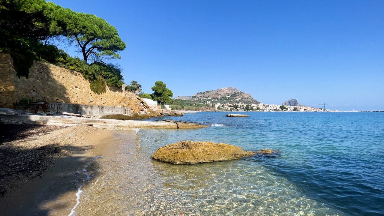 Sicily Dream: Beautiful Secret Cove With Tranquil Sicilian Beach Wave Sounds Relaxation