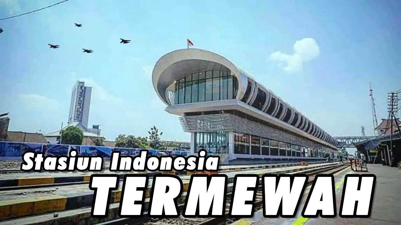 Stasiun Kereta TERBESAR dan TERMEWAH di Indonesia
