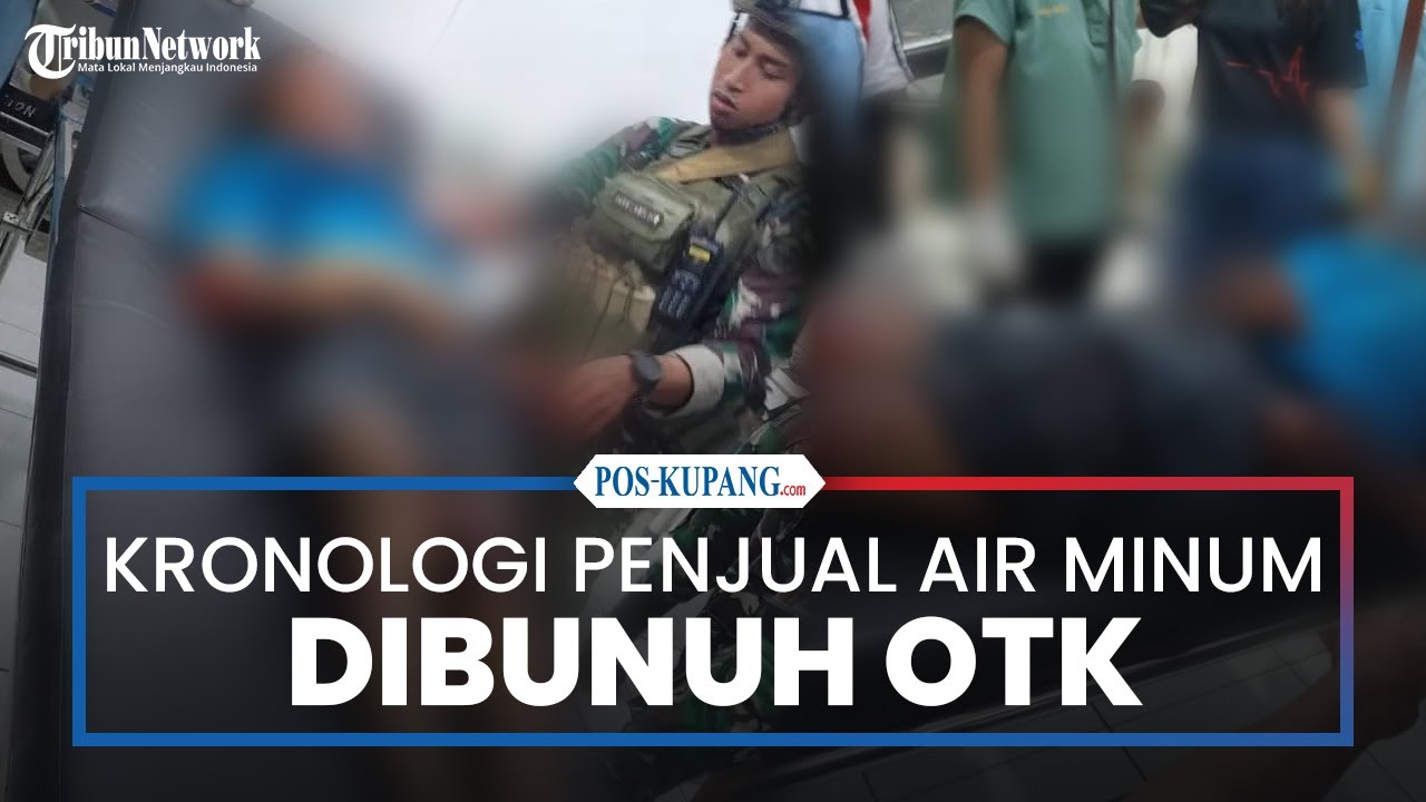 Kronologi Penjual Air Minum Isi Ulang Tewas Dibacok OTK di Yahukimo