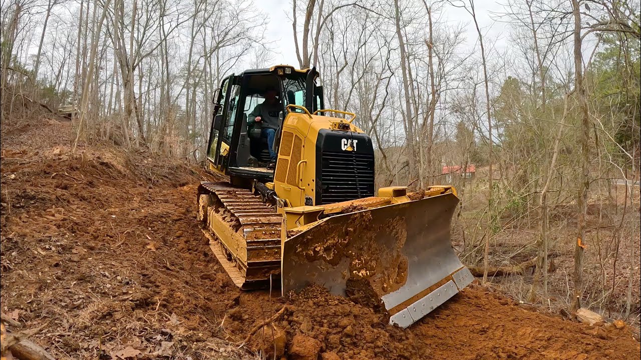 RIPPING THRU THE MOUNTAIN BUILDING A NEW ROAD… CHECK THIS OUT…