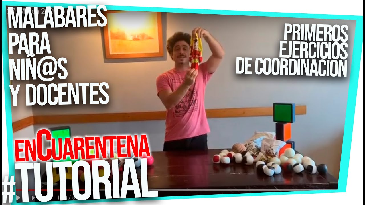 Ejercicios de Malabares y Manipulacion de Objetos para Ni&ntilde;@s  #tutorial #MARCOPAOLETTI