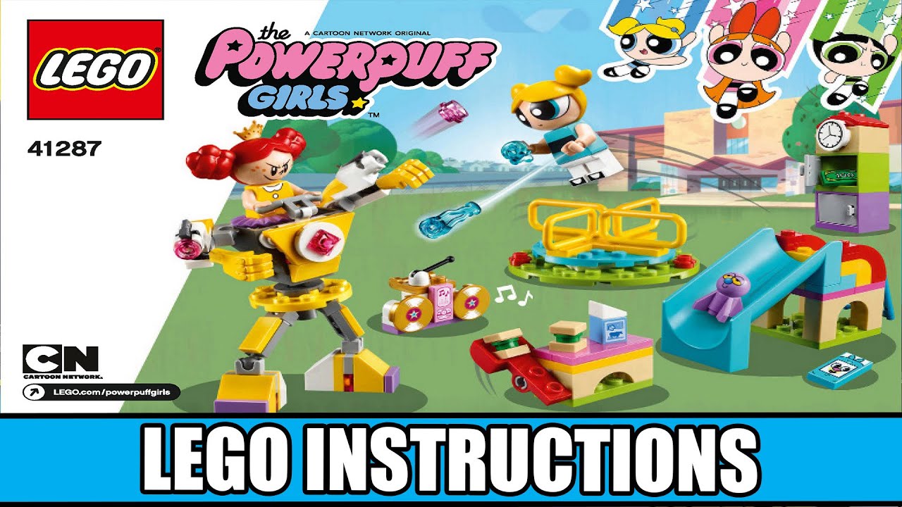 LEGO Instructions - The Powerpuff Girls - 41287 - Bubbles' Playground Showdown