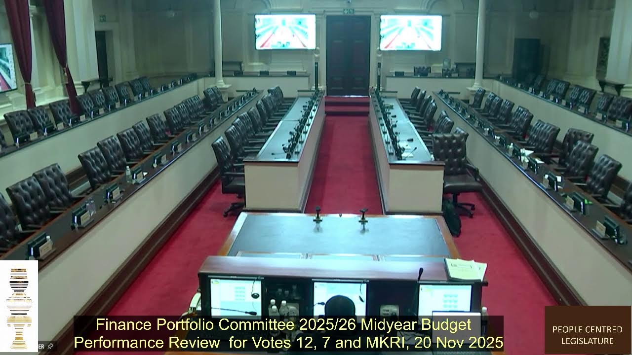Finance Portfolio Committee 2025/26 Midyear Budget Performance Review, 20 November 2025