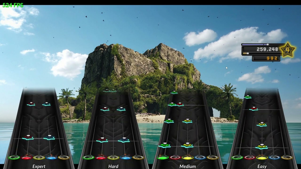 Clone Hero Chart Preview - Crab Rave - Noisestorm