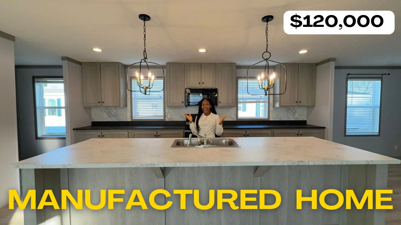 INSIDE $120,000 LUXURY SPACIOUS MANUFACTURED HOME