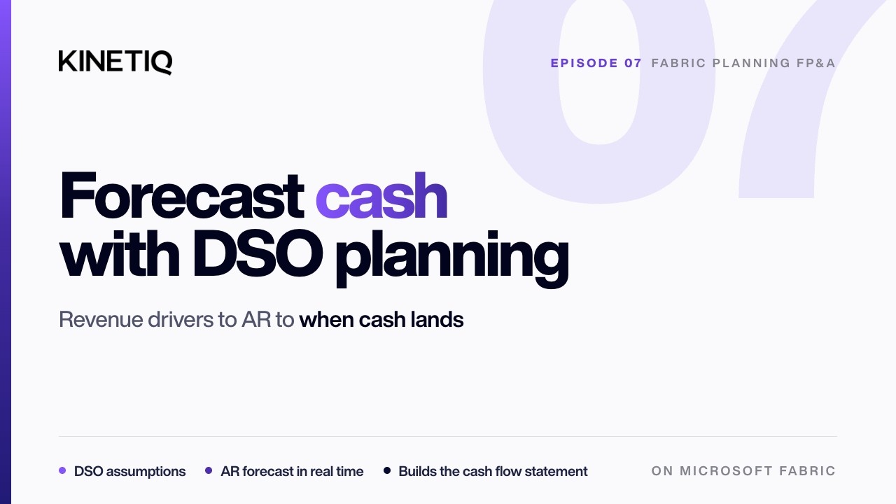 07. Fabric Planning FP&A &mdash; драйверное планирование DSO для управления движением денежных средств