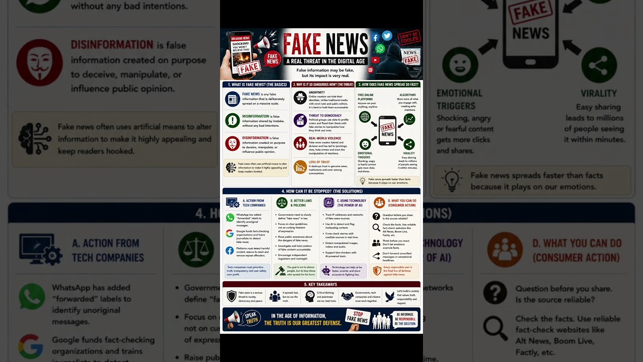 📰 Fake News: A Threat to Society in the Digital Age