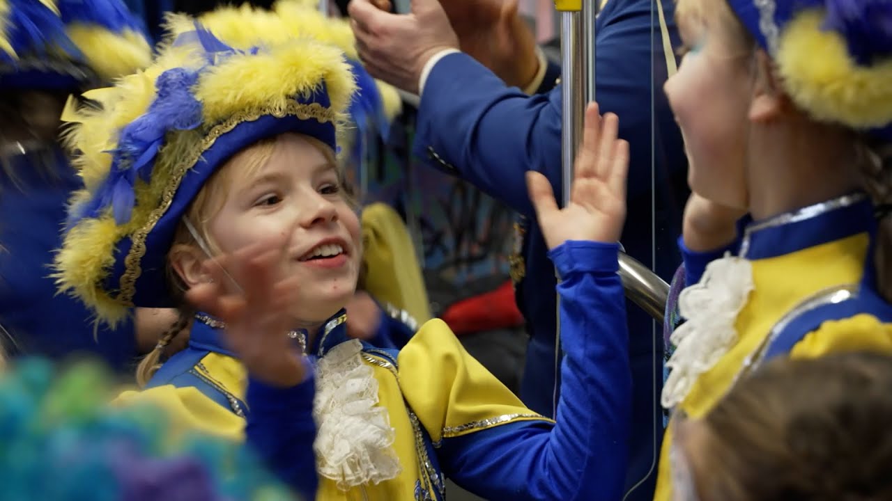 Fasching auf den Schienen in Schwerin
