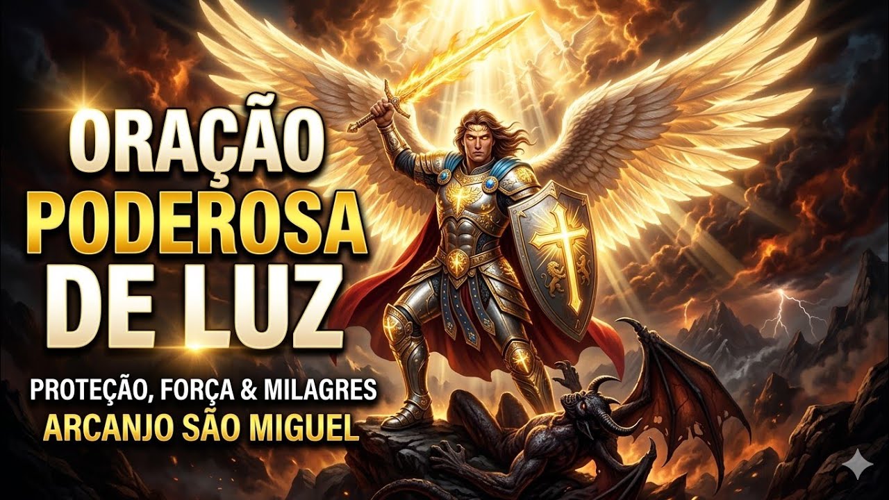 “Arcanjo Miguel – Oração e Música Angelical 🙏 Proteção e Luz Divina”